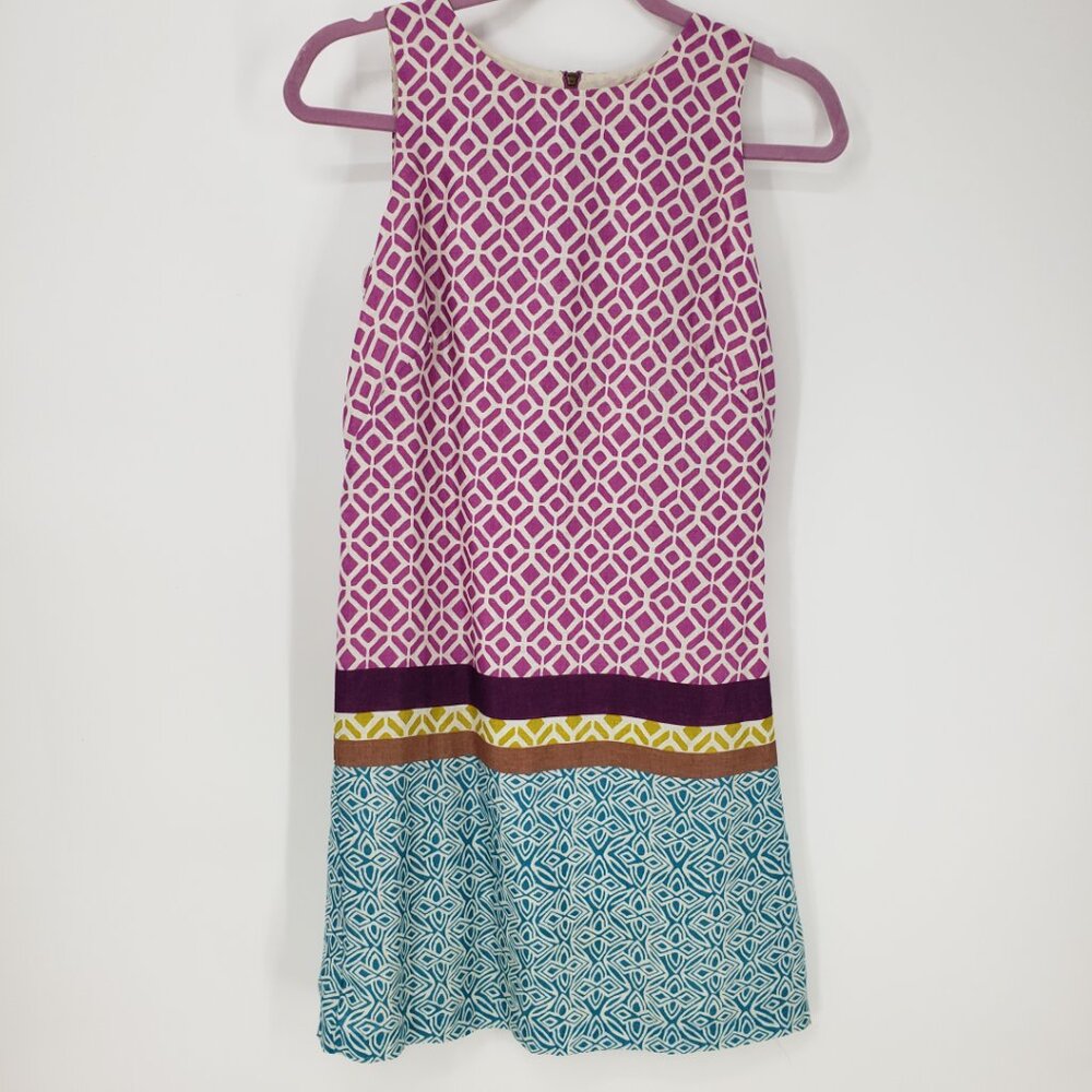 LOFT Geometric Tribal Print‎ Shift Dress
